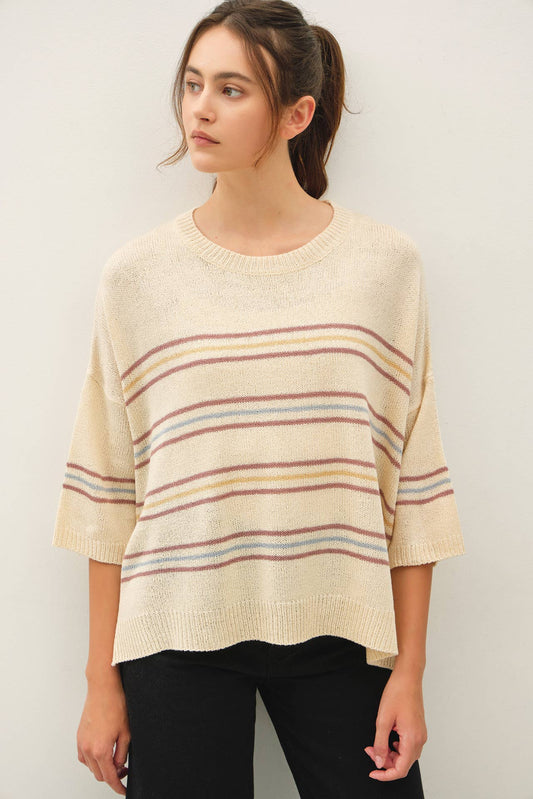 Sunwashed Stripe Pullover