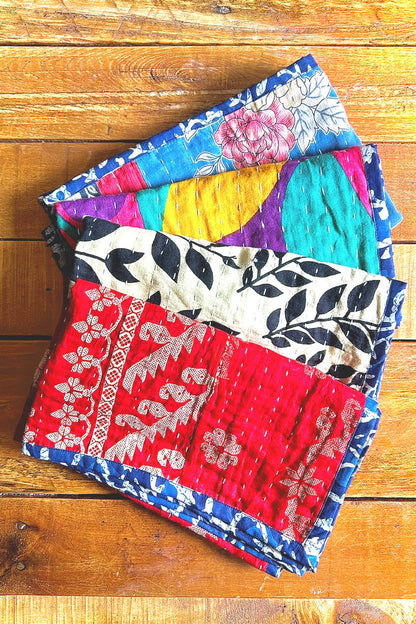 Kantha Kitchen Tea Towels - Set of 2