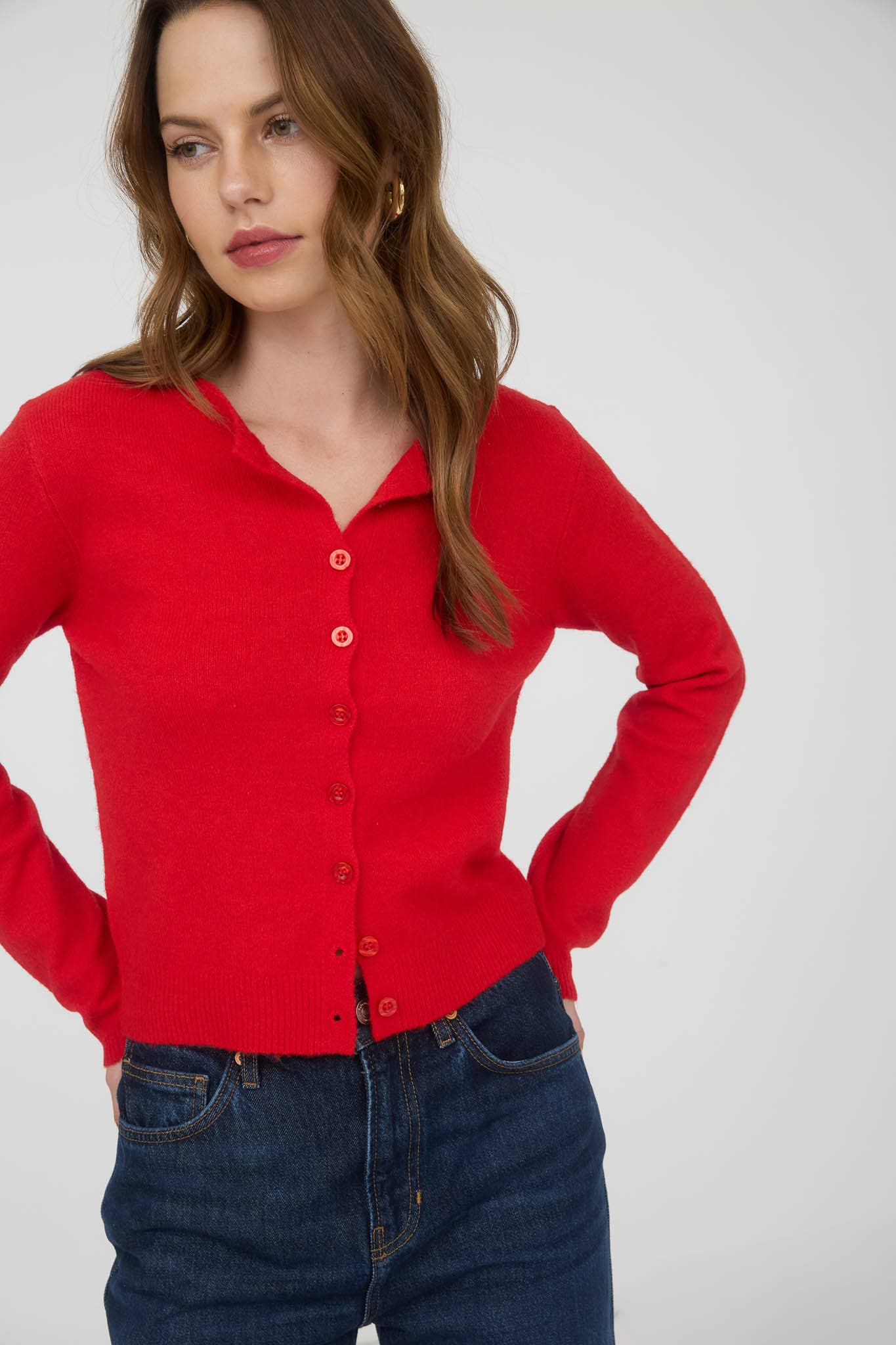 Classic Button Down Cardigan