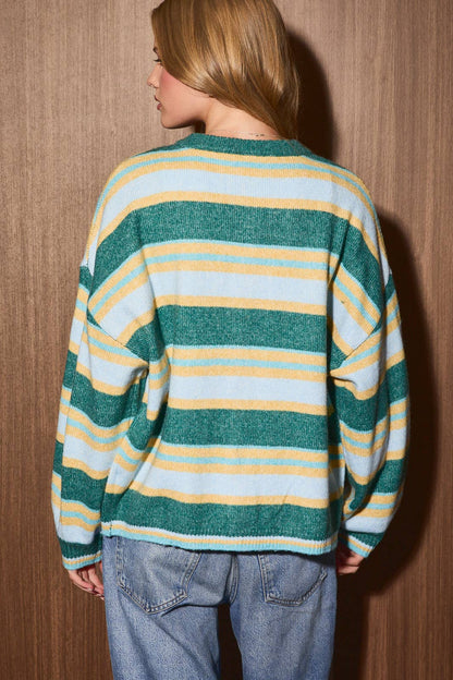 Newport Stripe Cardigan
