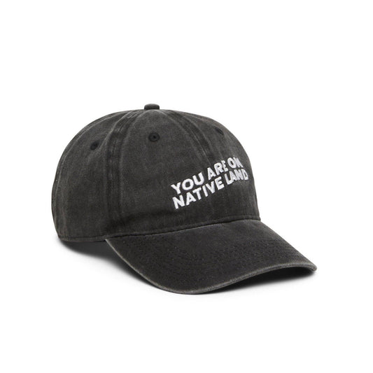 Native Land Dad Cap Black