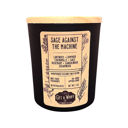 Sage Against the Machine Candle