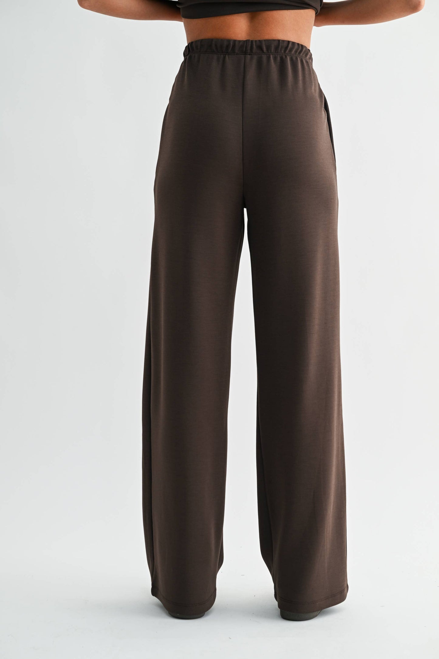 Simple Scuba Wide-Leg Pant