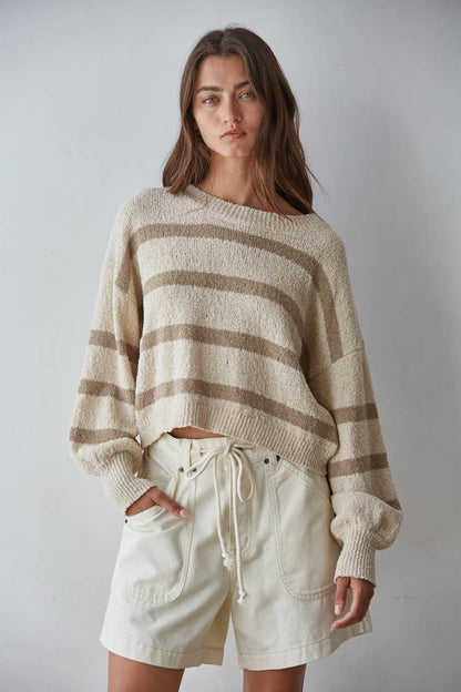Harbor Stripe Knit Pullover