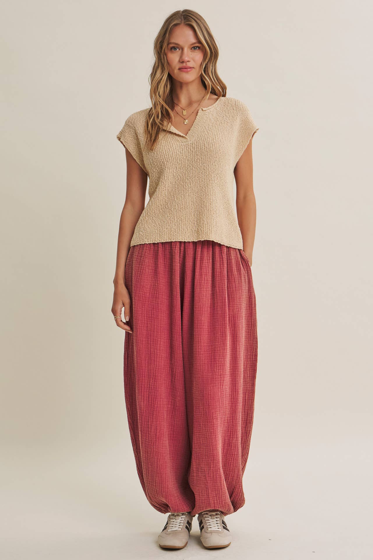 Breezy Cotton Sweater