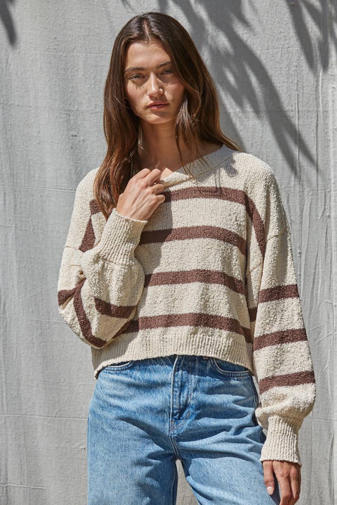 Harbor Stripe Knit Pullover