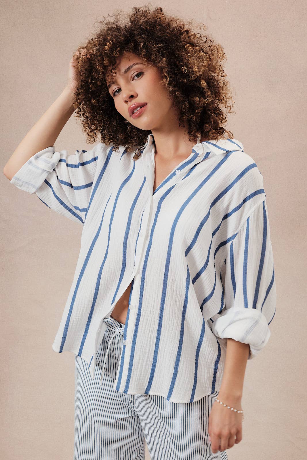 Breezy Stripe Shirt