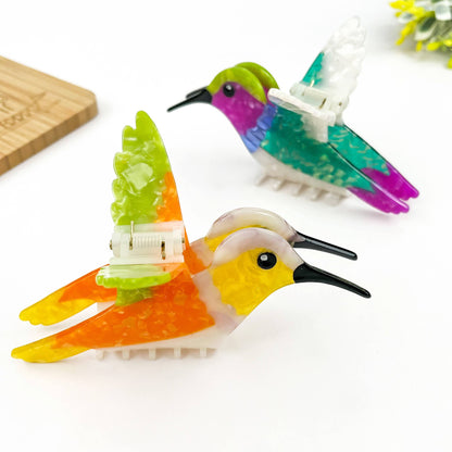 Hummingbird Hair Claw Clip