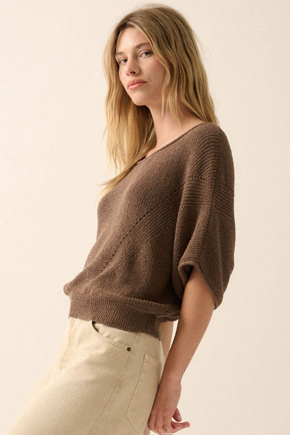 The Willow Pointelle Sweater