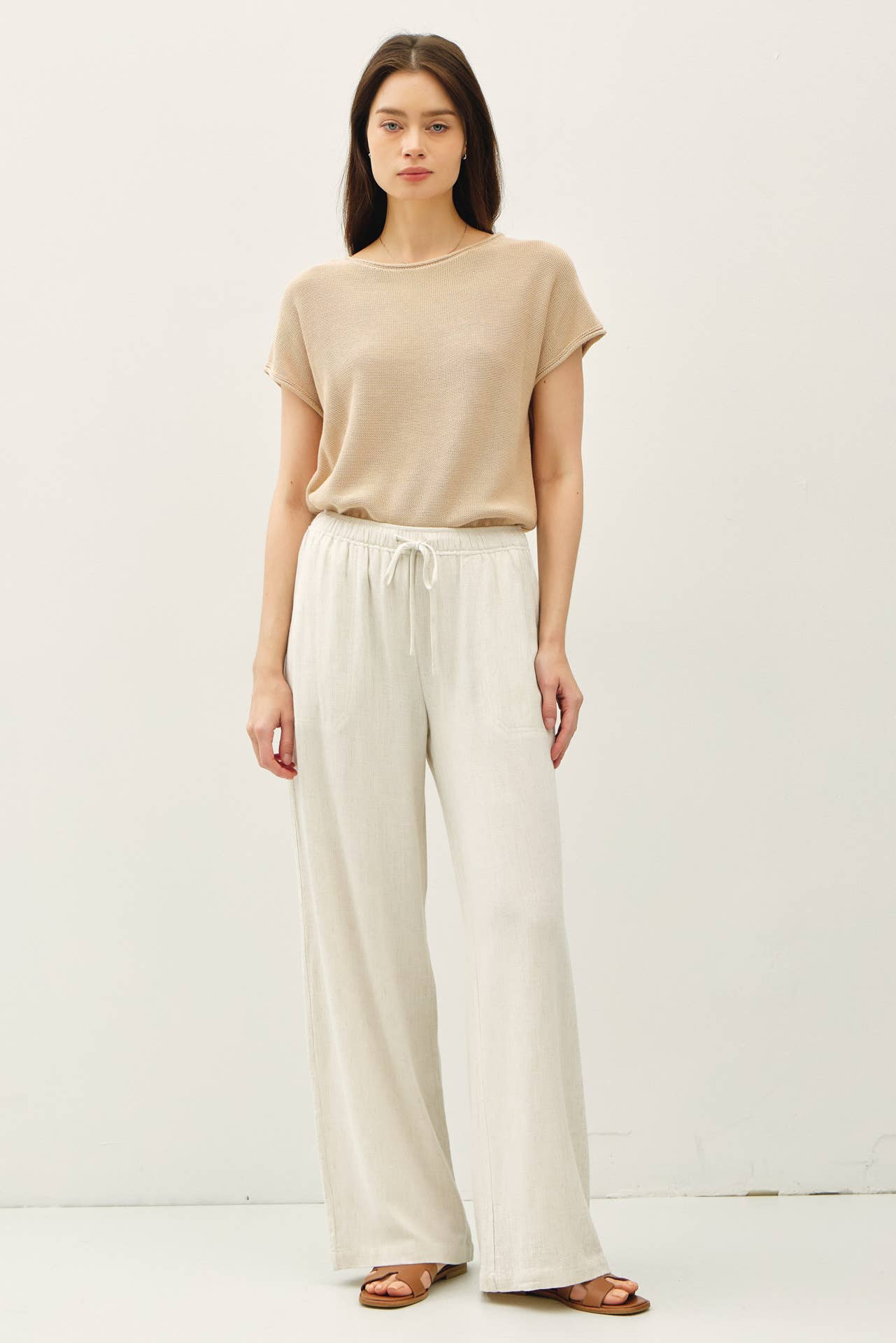 Effortless Striped Linen Pant