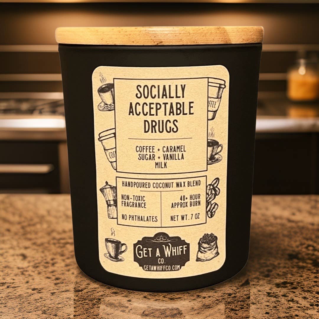 Socially Acceptable Drugs Soy Candle