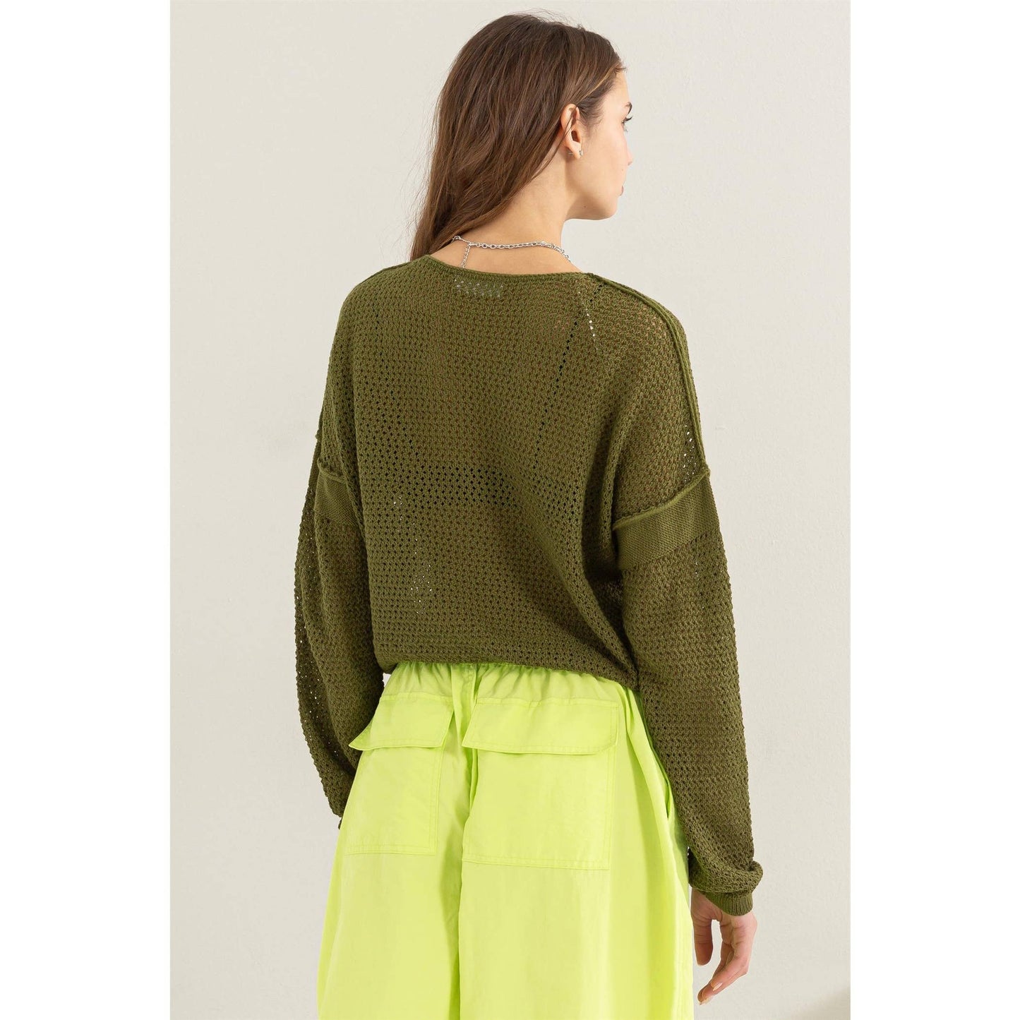 Coastal Mesh Sweater