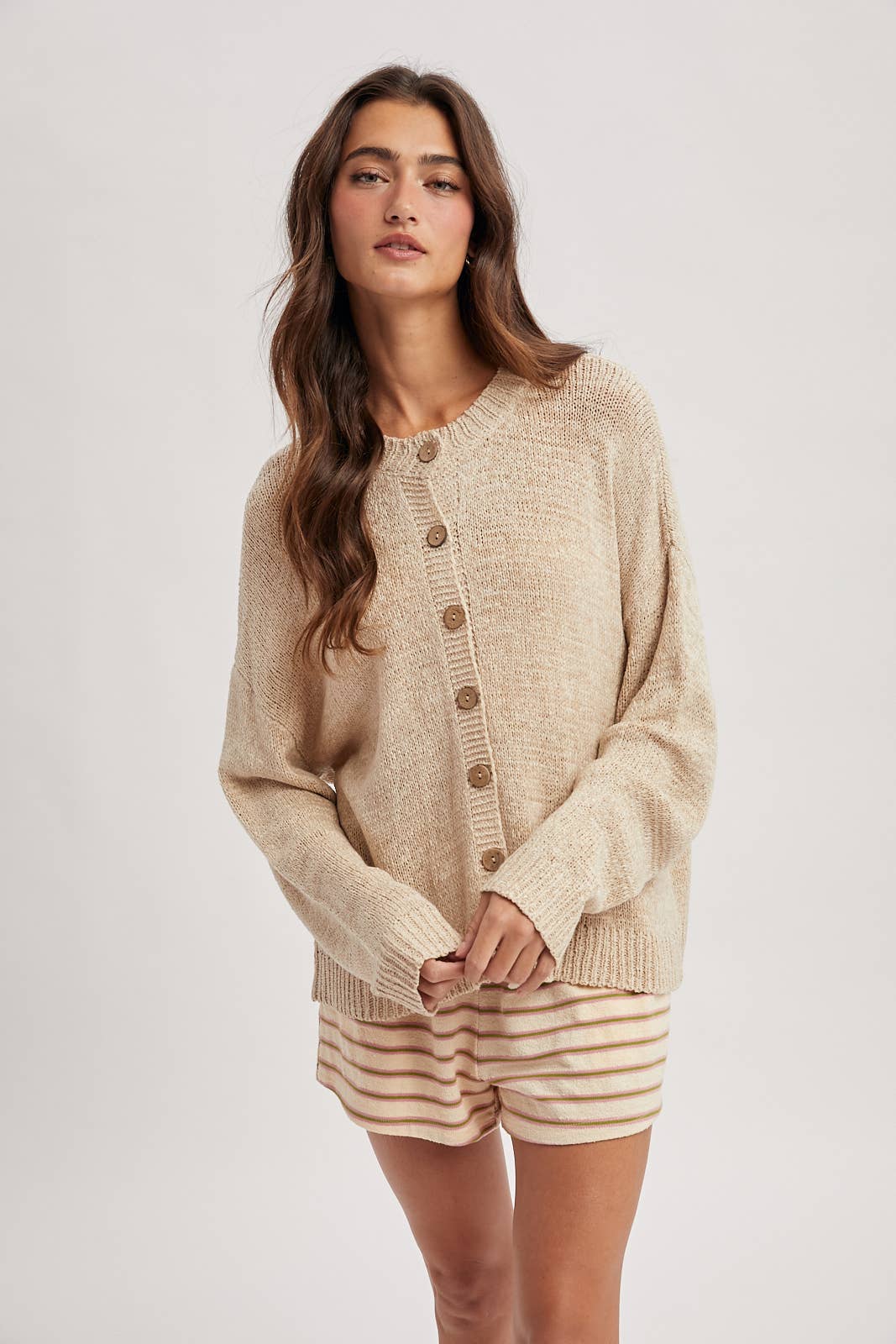 Sadie Lghtweight Button Up Cardi