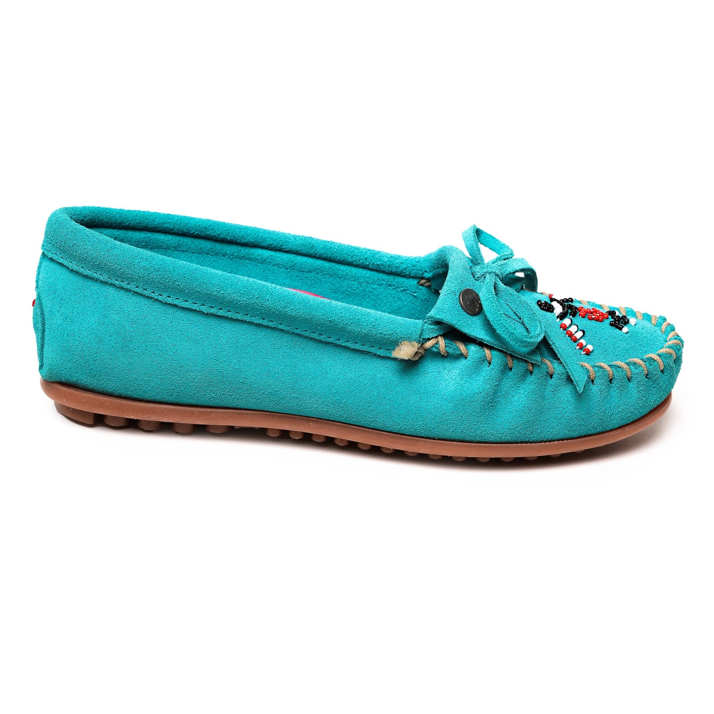 Women's Thunderbird Animikii Suede Beaded Moccasin