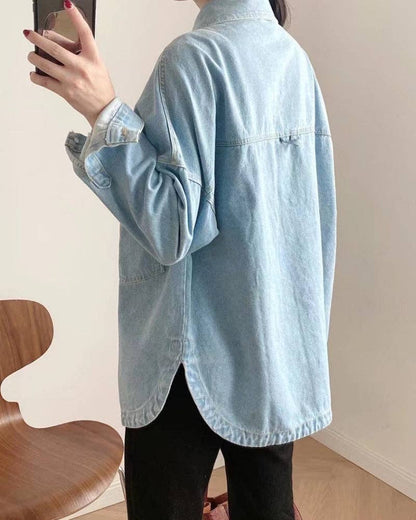 Oversized Jean Shacket