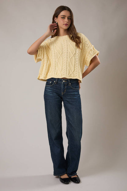Relaxed Coastal Cable Knit
