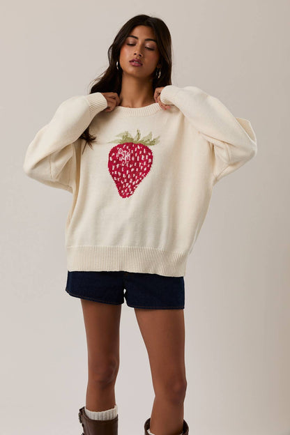 Strawberry Moon Pullover