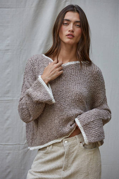 Camden Contrast Sweater