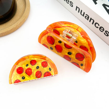 Half Pizza Hair Clip