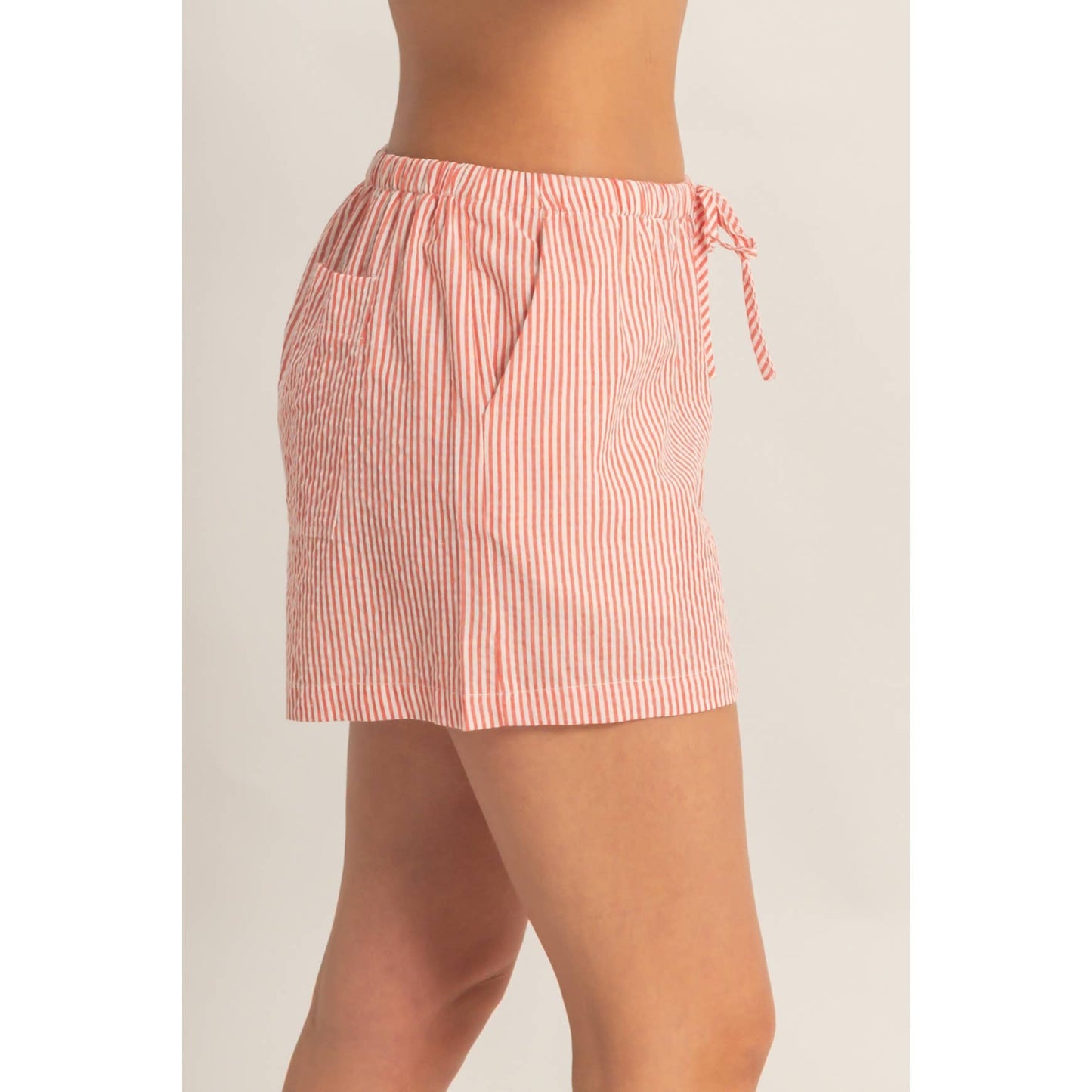 Coastal Ease Stripe Shorts
