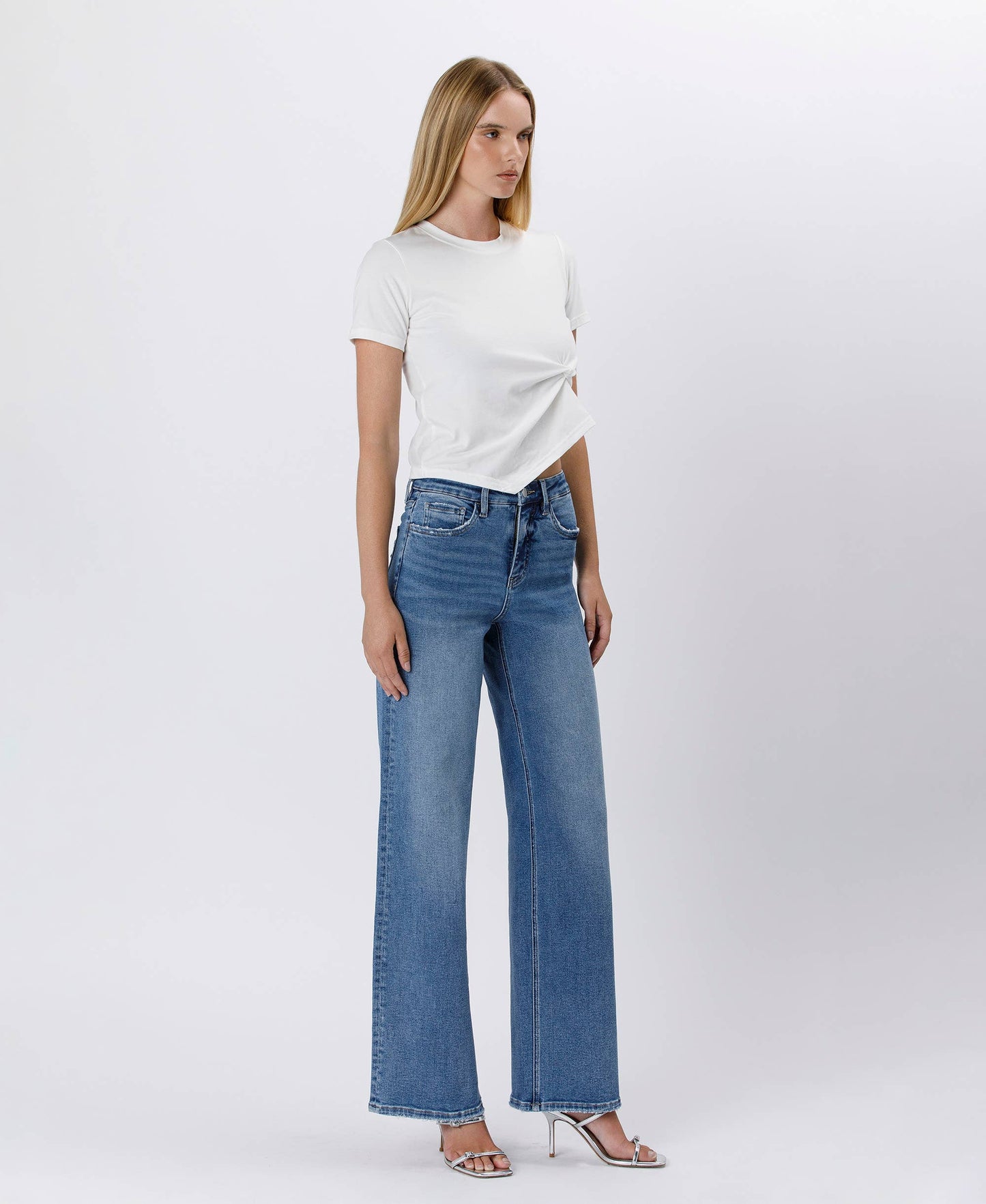 Super High-Rise Baggy Wide Jeans