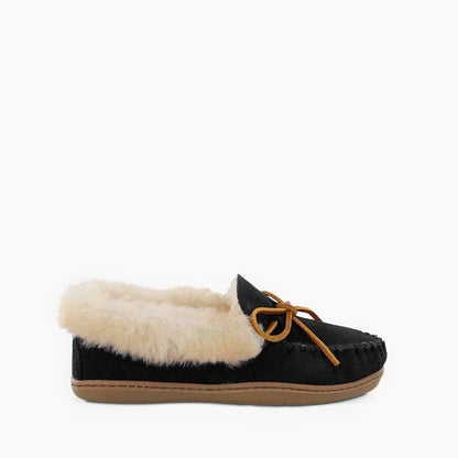 Women's Alpine Cozy Sheepskin Suede Slipper House Shoe