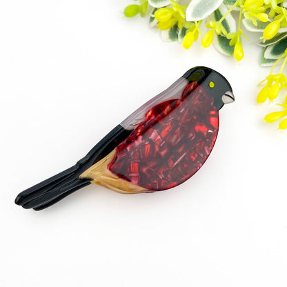 Charming Bird-Inspired Hair Claw Clip