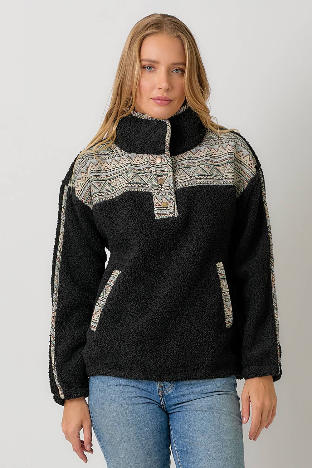 Oatmeal Fleece Pullover