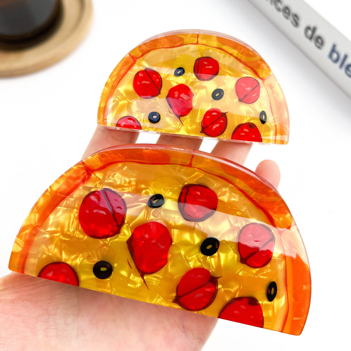 Half Pizza Hair Clip