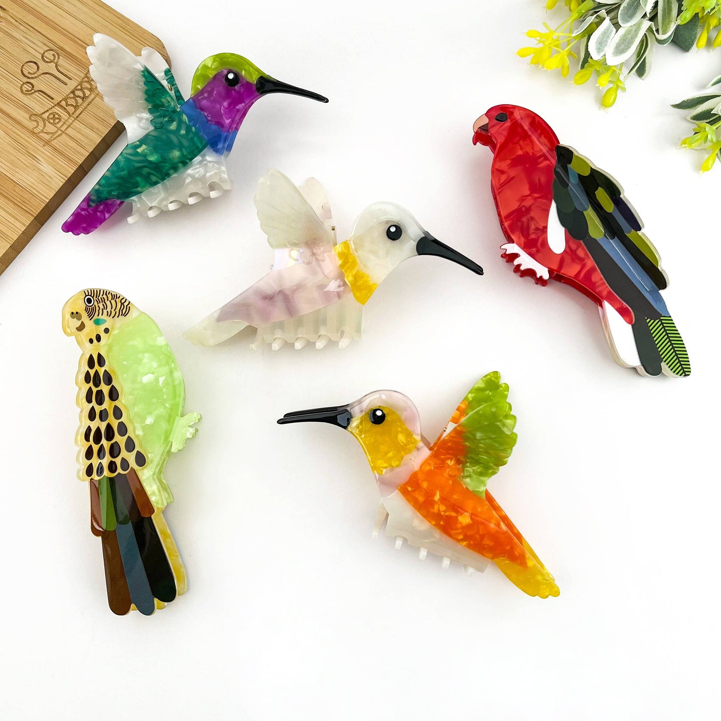 Hummingbird Hair Claw Clip