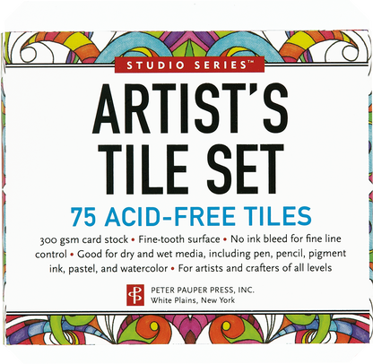 Studio Series Artist's Tile Set: White,Studio Series Artist's Tile Set: White