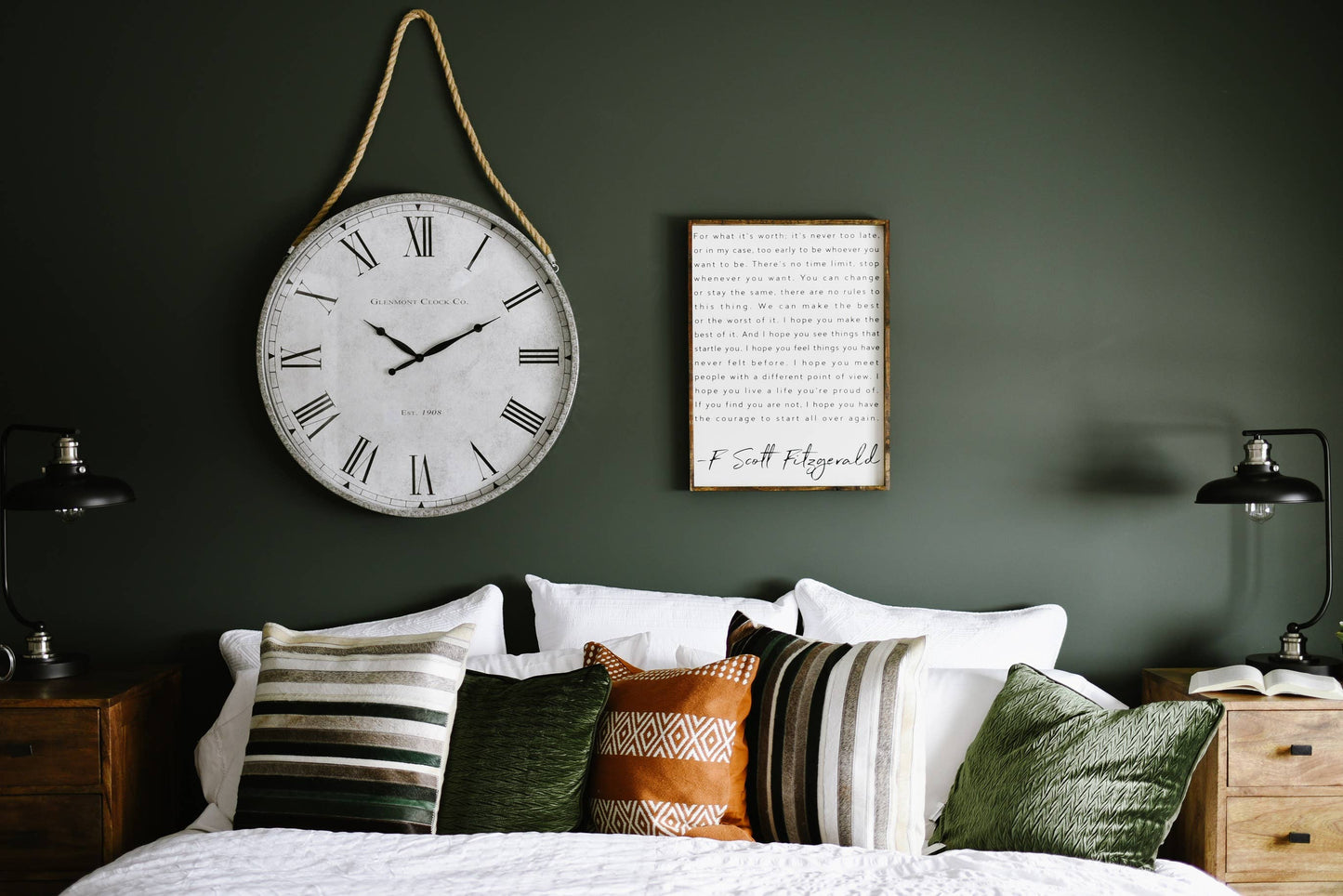 F. Scott Fitzgerald Quote Framed Print – Inspirational Art