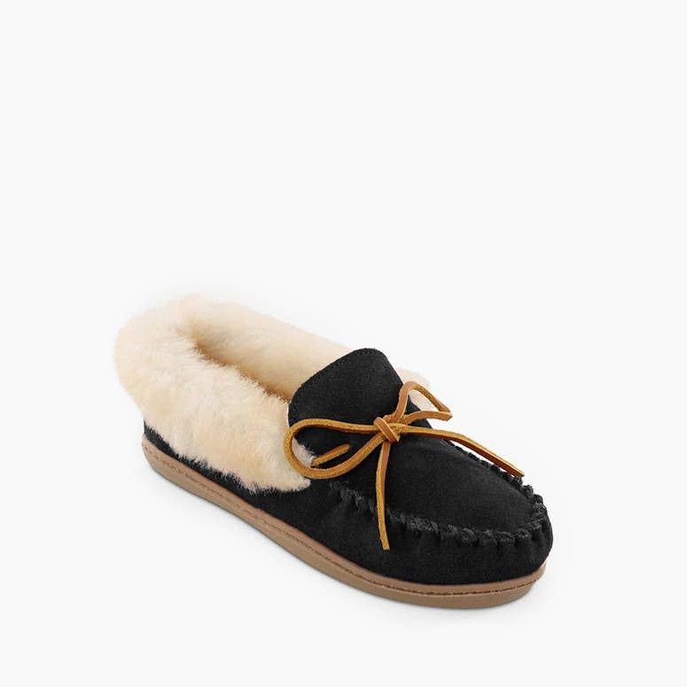 Women's Alpine Cozy Sheepskin Suede Slipper House Shoe