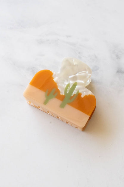 Eco Desert Cactus Hair Claw Clip