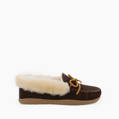 Women's Alpine Cozy Sheepskin Suede Slipper House Shoe