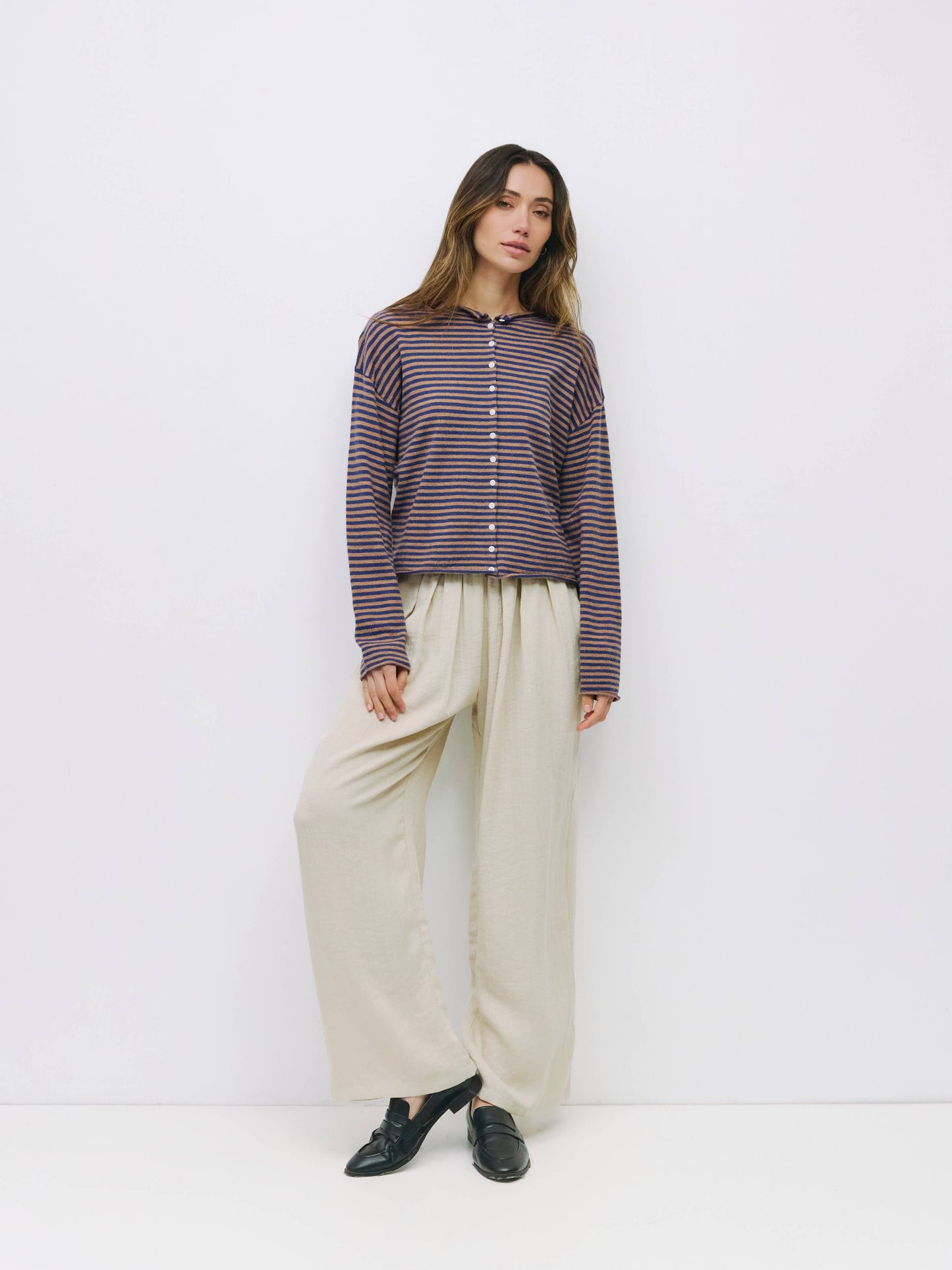 The Elisa Striped Cardigan