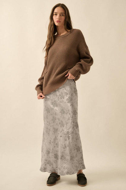 Ribbed Knit Exposed-Seam Sweater