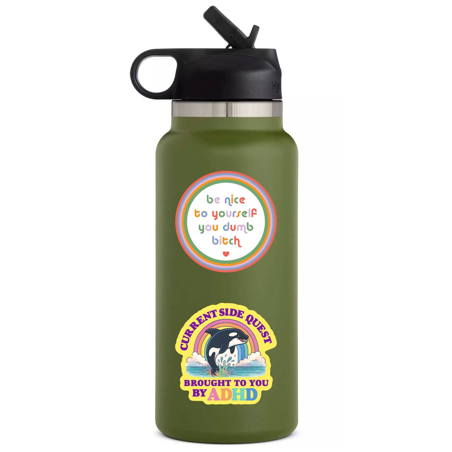 Current Side Quest Dolphin Sticker