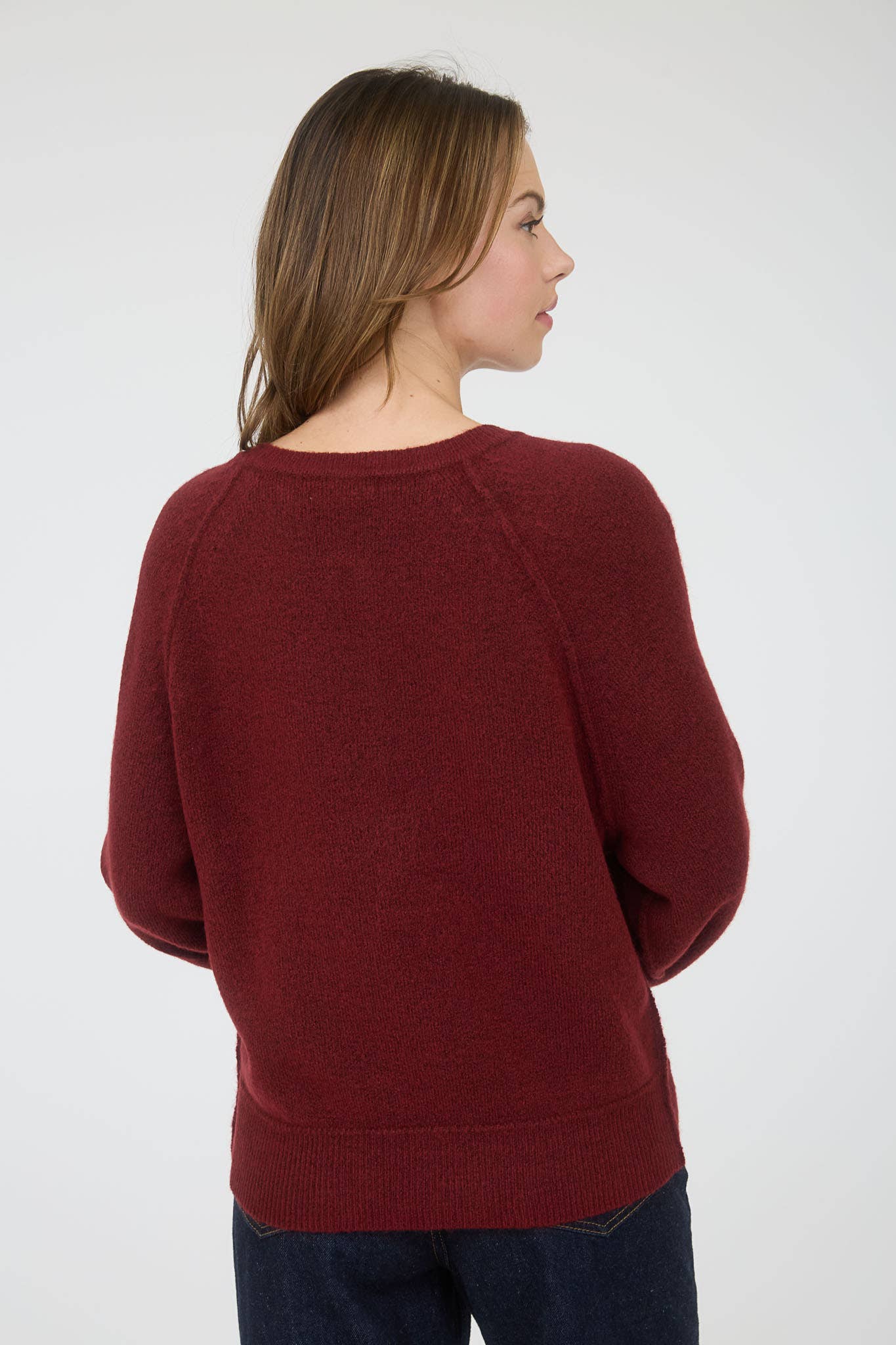 Laid-Back Henley Sweater