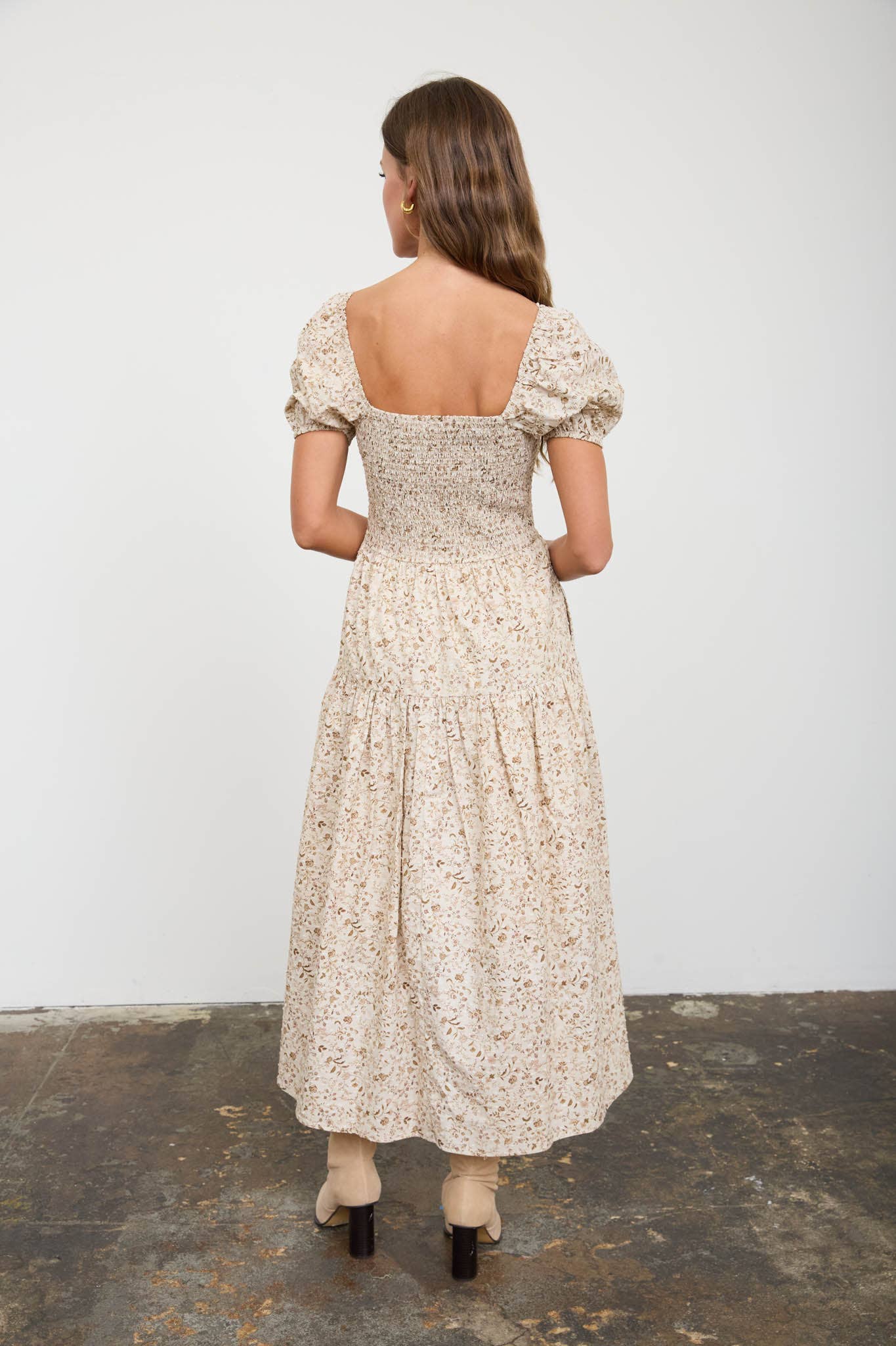 Meadow Bloom Midi Dress
