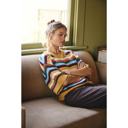 Golden Hour Stripe Cardigan
