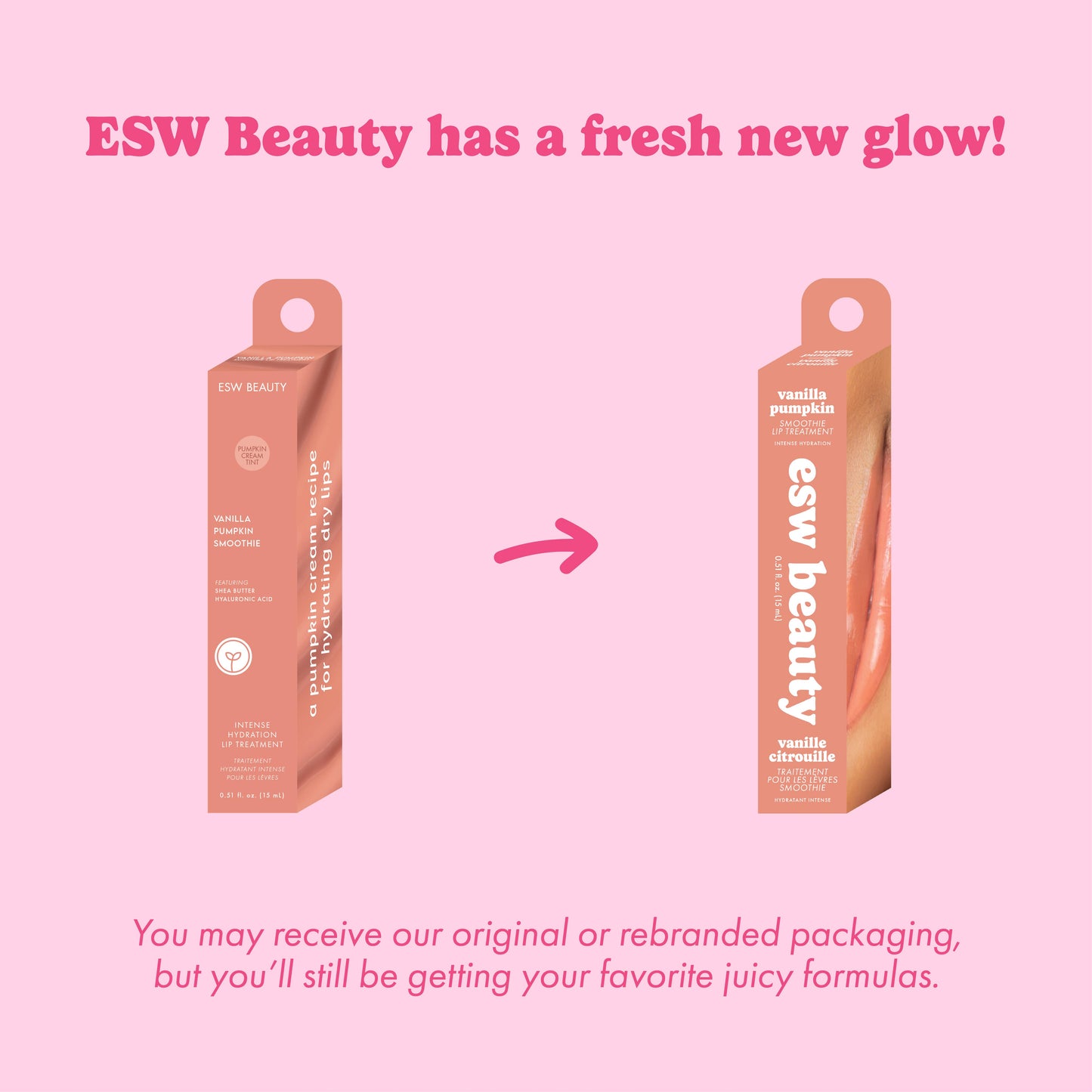 Strawberry Banana Smoothie Intense Hydration Lip Treatment