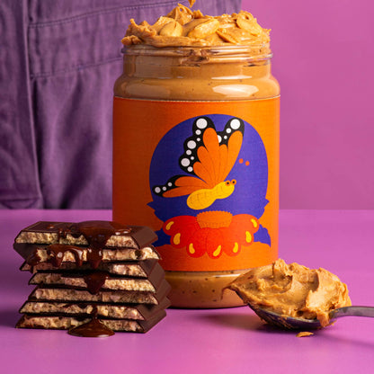 Peanut Butter-fly (Crunchy Peanut Butter) Truffle Bar