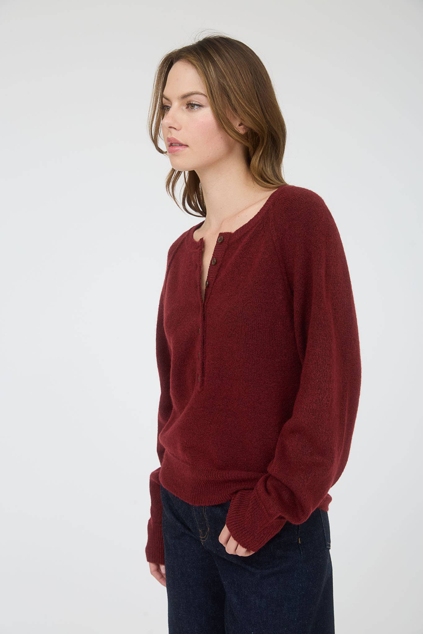 Raglan Long Sleeve Sweater
