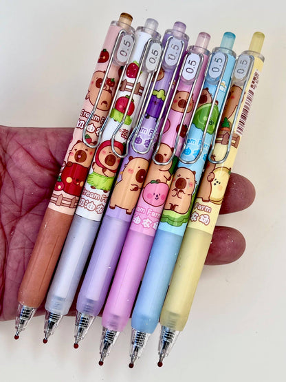 Capybara Blind Box Gel Pen Vol.4