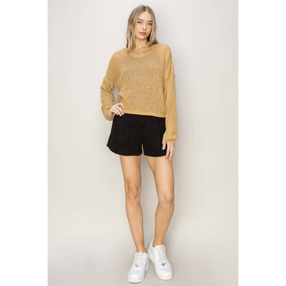 Coastal Mesh Sweater
