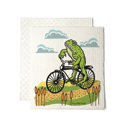 Cute Frog Swedish Dishcloth