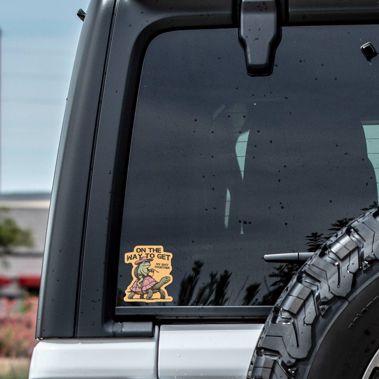 On The Way To Get My Shit Together Sticker