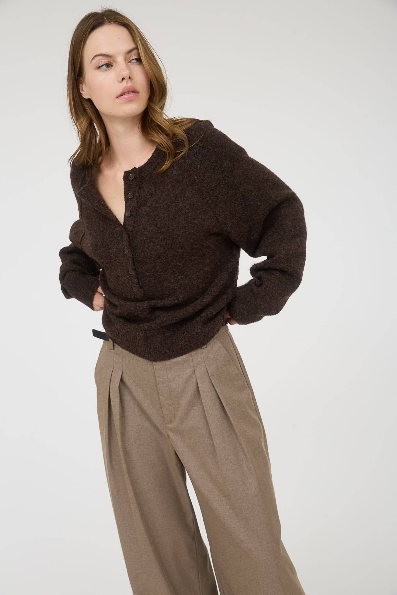 Raglan Long Sleeve Sweater