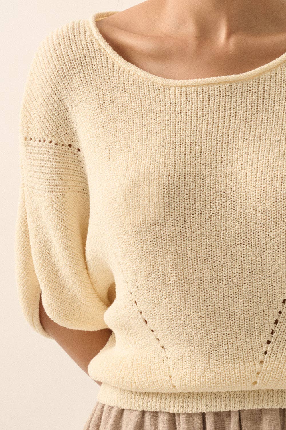The Willow Pointelle Sweater